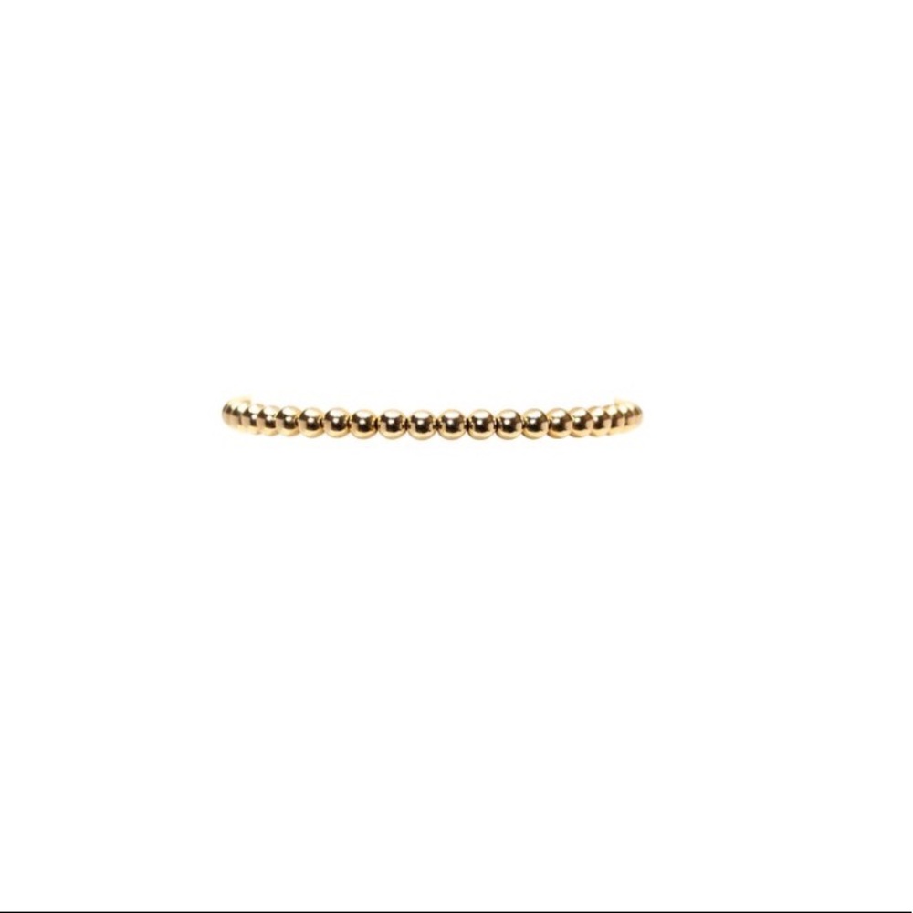Karen Lazar 4mm 14k Gold Filled Bracelet Size 6.75